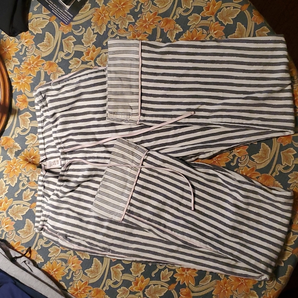 S Victoria's Secret striped pajama pants
